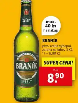 Lidl Pivo braník nabídka