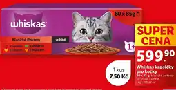 Lidl Whiskas kapsičky pro kočky nabídka