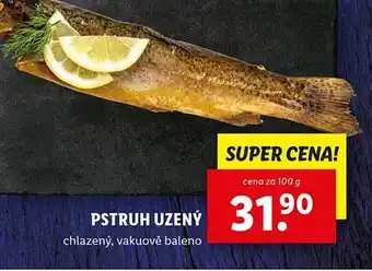 Lidl Pstruh uzený nabídka