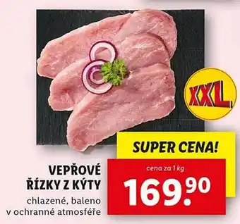 Lidl Vepřové řízky z kýty nabídka