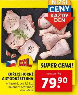 Lidl Kuřecí horní a spodní stehna nabídka