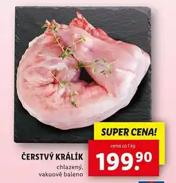Lidl Čerstvý králík nabídka