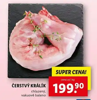 Lidl Čerstvý králík nabídka