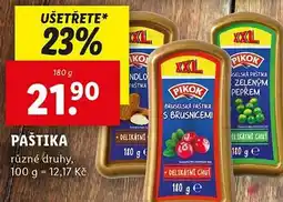 Lidl Paštika nabídka