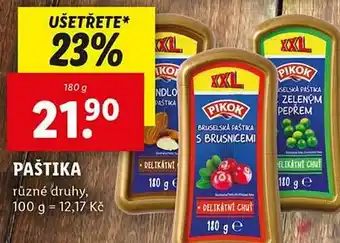 Lidl Paštika nabídka