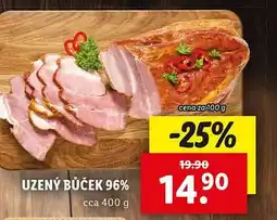 Lidl Uzený bůček 96% nabídka