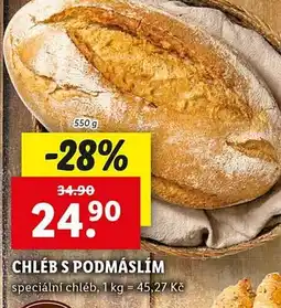 Lidl Chleb s podmáslím nabídka