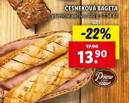 Lidl Česneková bageta nabídka