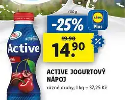 Lidl Active jogurtový nápoj nabídka