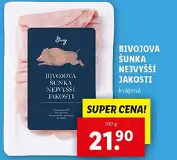 Lidl Bivojova šunka nejvyšší jakosti nabídka