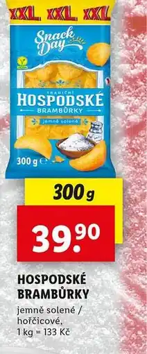 Lidl Hospodské brambůrky nabídka