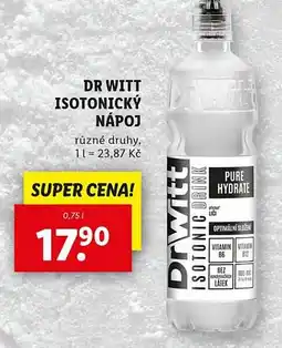 Lidl Dr witt isotonický nápoj nabídka