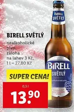 Lidl Birell světlý nabídka