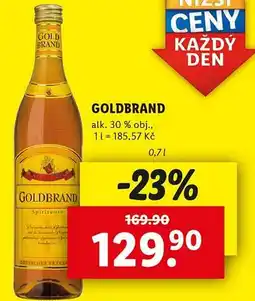 Lidl GOLDBRAND nabídka