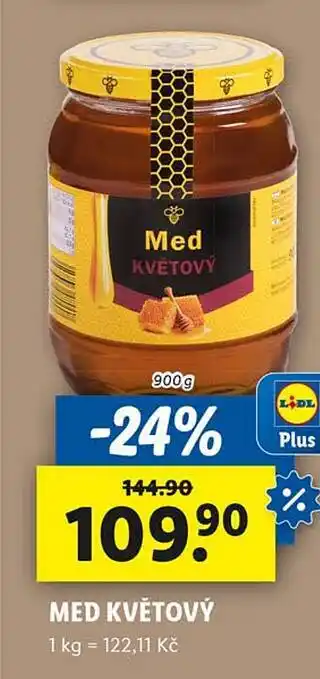 Lidl Med květový nabídka