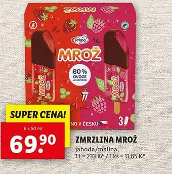 Lidl Zmrzlina mrož nabídka