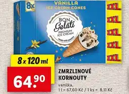 Lidl Zmrzlinové kornouty nabídka