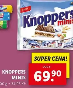 Lidl KNOPPERS Minis nabídka