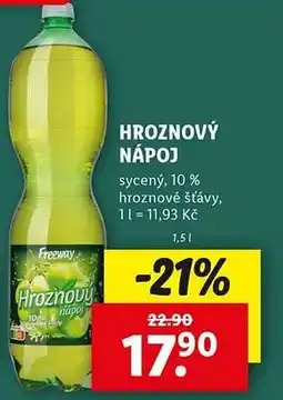 Lidl Hroznový nápoj nabídka