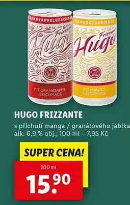 Lidl Hugo frizzante nabídka
