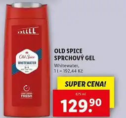 Lidl Old spice sprchový gel nabídka