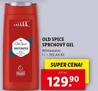 Lidl Old spice sprchový gel nabídka
