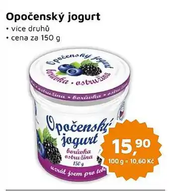 Můjobchod Opočenský jogurt nabídka