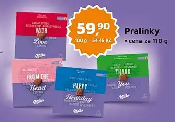 Můjobchod Pralinky nabídka
