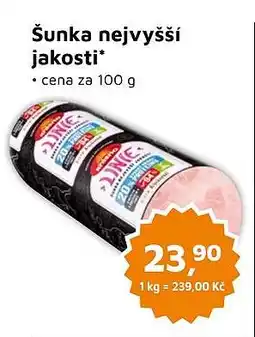 Můjobchod Šunka nejvyšší jakosti nabídka