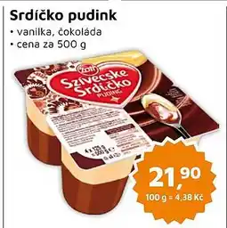 Můjobchod Srdíčko pudink nabídka