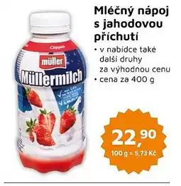 Můjobchod Mléčný nápoj s jahodovou příchutí nabídka