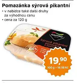 Můjobchod Pomazánka sýrová pikantní nabídka