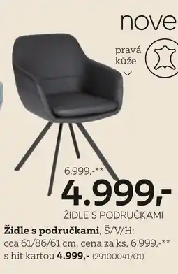 XXXLutz Židle s područkami nabídka