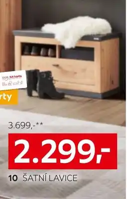XXXLutz Šatní lavice nabídka
