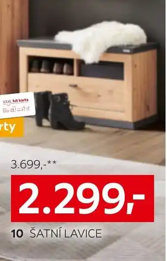 XXXLutz Šatní lavice nabídka