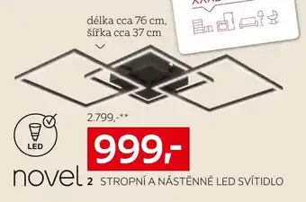 XXXLutz Stropní a nástěnné LED svítidlo nabídka