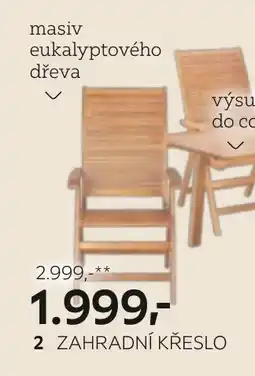 XXXLutz Zahradní křeslo nabídka