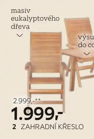 XXXLutz Zahradní křeslo nabídka