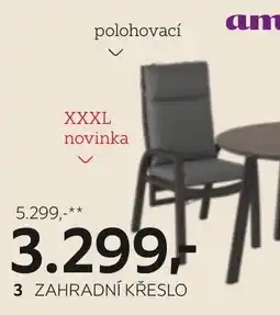 XXXLutz Zahradní křeslo nabídka