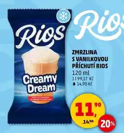 Penny Market ZMRZLINA S VANILKOVOU PŘÍCHUTÍ RIOS, 120 ml nabídka