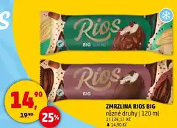 Penny Market ZMRZLINA RIOS BIG různé druhy, 120 ml nabídka