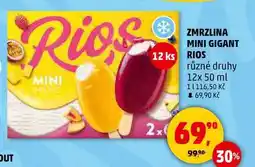 Penny Market ZMRZLINA MINI GIGANT RIOS různé druhy, 12x 50 ml nabídka