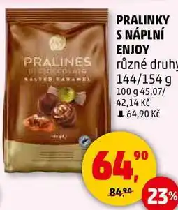 Penny Market PRALINKY S NÁPLNÍ ENJOY různé druhy, 144/154 g nabídka