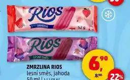 Penny Market ZMRZLINA RIOS lesní směs, jahoda, 50 ml nabídka