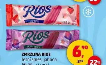 Penny Market ZMRZLINA RIOS lesní směs, jahoda, 50 ml nabídka