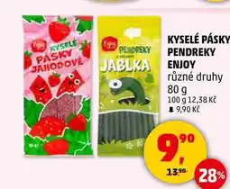 Penny Market KYSELE PÁSKY PENDREKY ENJOY různé druhy, 80 g nabídka