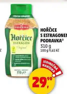 Penny Market HOŘČICE S ESTRAGONEM PODRAVKA, 310 g nabídka