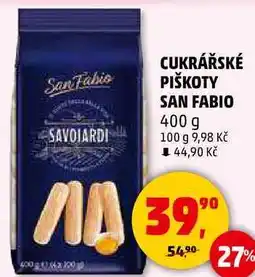 Penny Market CUKRÁŘSKÉ PIŠKOTY SAN FABIO, 400 g nabídka
