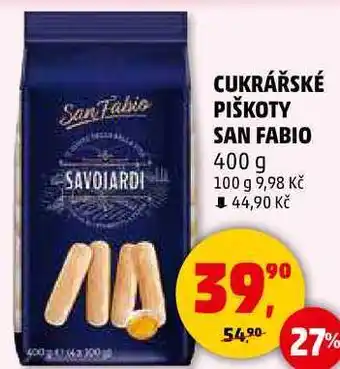Penny Market CUKRÁŘSKÉ PIŠKOTY SAN FABIO, 400 g nabídka
