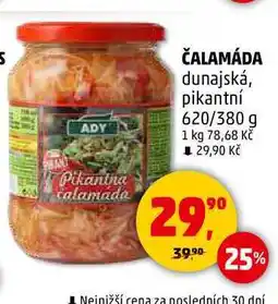 Penny Market ČALAMÁDA dunajská, pikantní, 620/380 g nabídka